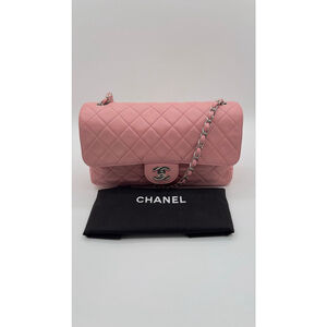 Chanel matelasse Single Flap Chain Shoulder Leather Lambskin Baby Pink Bag